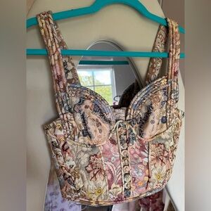 Floral Zimmermann Corset Top size 1 small